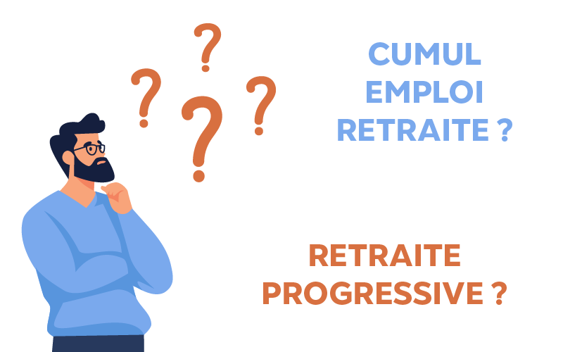Comprendre la différence entre le cumul emploi-retraite  et la retraite progressive